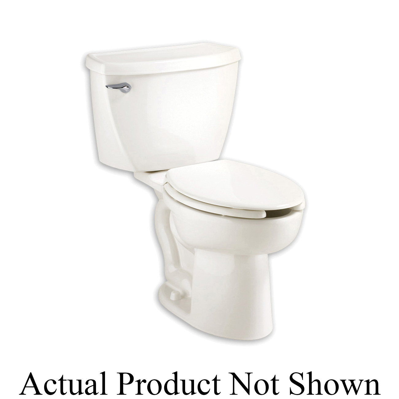 American Standard 3483.001.020 Cadet® FloWise® Right Height™ Toilet Bowl, White, Elongated Shape, 12 in Rough-In, 16-1/2 in H Rim, 2-1/8 in Trapway