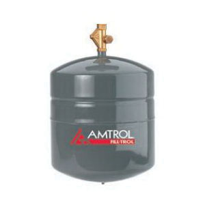 Amtrol® FILL-TROL® 109-1 FT Series Boiler System Expansion Tank, 2 gal Capacity, 0.5 Acceptance, 1 gal Acceptance, 100 psi Pressure, Heavy Duty Butyl/EPDM Diaphragm, 8 in Dia x 13 in H