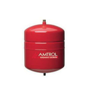 Amtrol® Radiant EXTROL® 140-705 RX Series Heating System Expansion Tank, 2 gal Capacity, 0.45 Acceptance, 0.9 gal Acceptance, 100 psi Pressure, Heavy Duty Butyl/EPDM Diaphragm, 8 in Dia x 13 in H