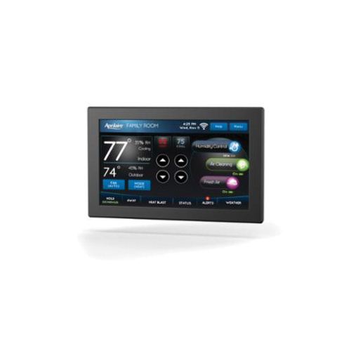 Aprilaire® 8920W 8900 Thermostat, Wi-Fi, Programmable Thermostat, 40 to 99 deg F Control, 7 Days Programs per Week, 1, 2, 3, RAT, LAT, ODT, C, R, RC, RH, W, W2, W3/B, Y, Y2, Y3/O, G, L, CEQ, HUM, DHNO, DHNC, DHCOM, VENT, EAC Terminal