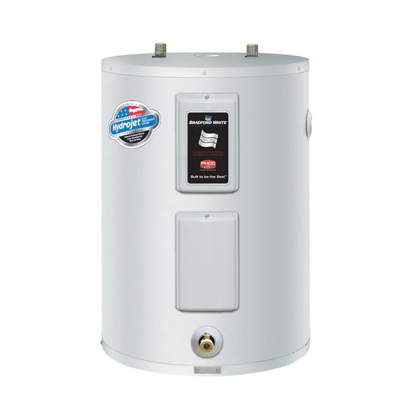 Bradford White® RE240LN6-1NCWW Lowboy Electric Water Heater, 37 gal Tank, 240/208 VAC, 4.5/3.5 kW Power Rating, 1 ph Phase, Domestic