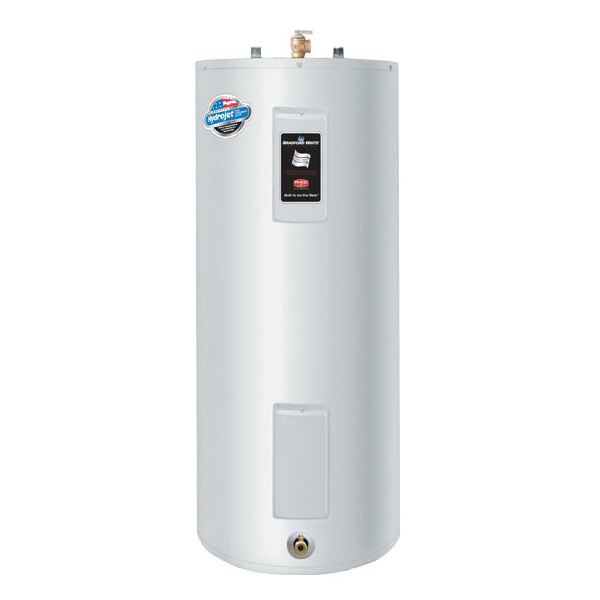 Bradford White® RE250T6-1NCWW Upright Electric Water Heater, 50 gal Tank, 240/208 VAC, 4.5/3.5 kW Power Rating, 1 ph Phase, Domestic