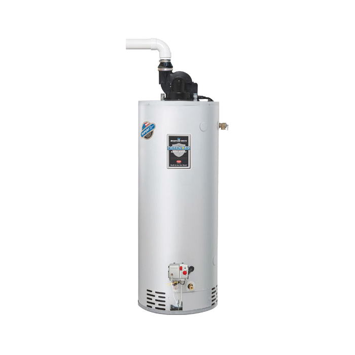 Bradford White® TTW® RG1PV40S6N-475 Hi-Alt Gas Water Heater, 40000 Btu/hr Heating, 40 gal Tank, Natural Gas Fuel, Power Vent, 43 gph Recovery, Domestic