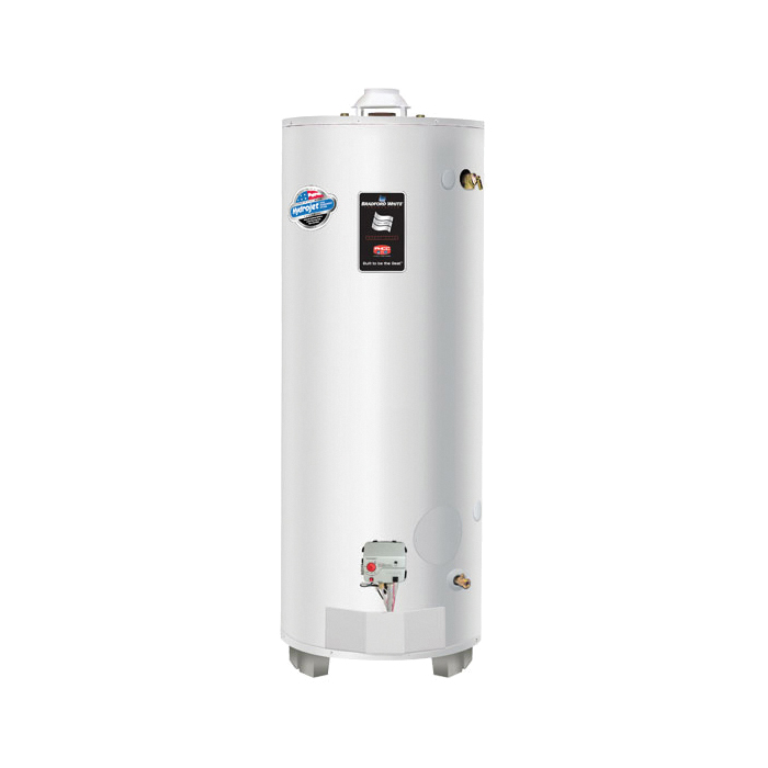 Bradford White® RG275H6N-475 High Input Hi-Alt Gas Water Heater, 76000 Btu/hr Heating, 75 gal Tank, Natural Gas Fuel, Atmospheric Vent, 82 gph Recovery, Domestic