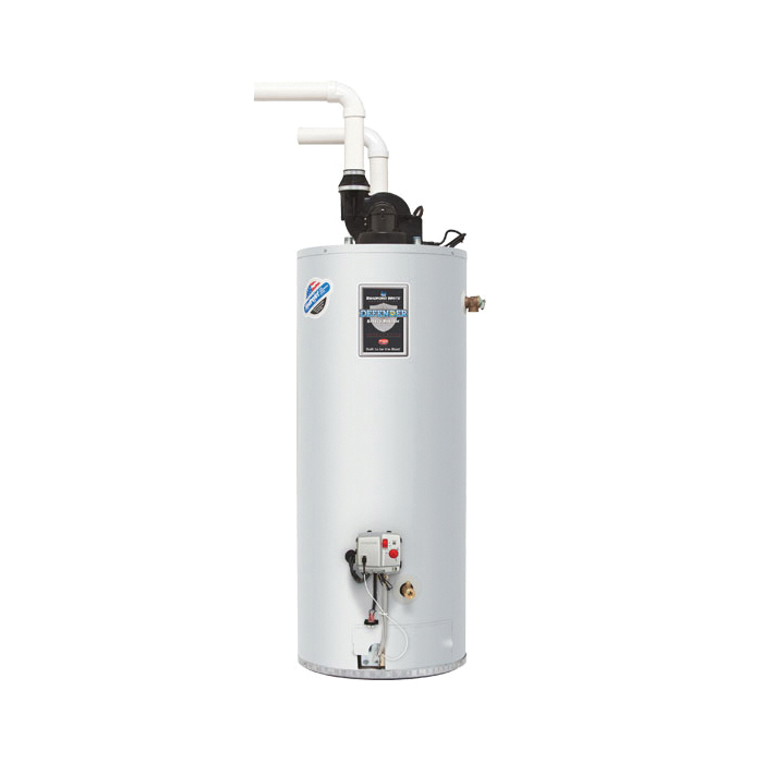 Bradford White® RG2PDV75H6N-475 Hi-Alt Gas Water Heater, 80000 Btu/hr Heating, 75 gal Tank, Natural Gas Fuel, Direct/Power Vent, 86 gph Recovery, Domestic