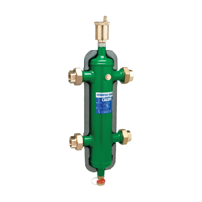 Caleffi 548099A Hydraulic Separator, 2 in Nominal, C Union Connection, 150 psi Working, 32 to 210 deg F, Steel