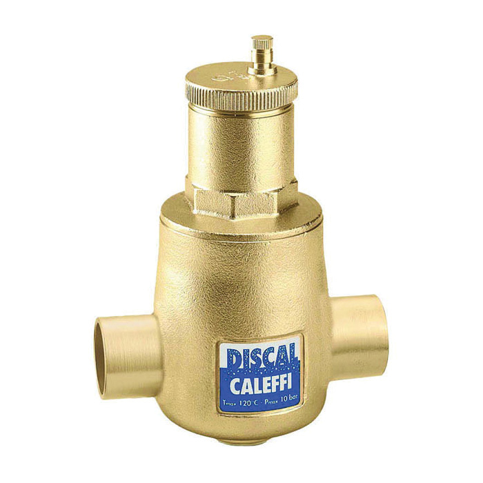 Caleffi DISCAL® 551028A Air Separator, 1 in Nominal, C Connection, 150 psi Working, 32 to 250 deg F, Brass
