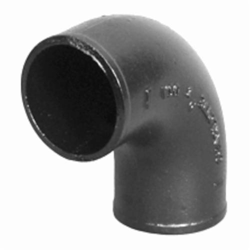 Charlotte NH 00004 1000 1/4 DWV Pipe Bend, 3 in Nominal, Spigot End Style, Cast Iron, Black, Domestic
