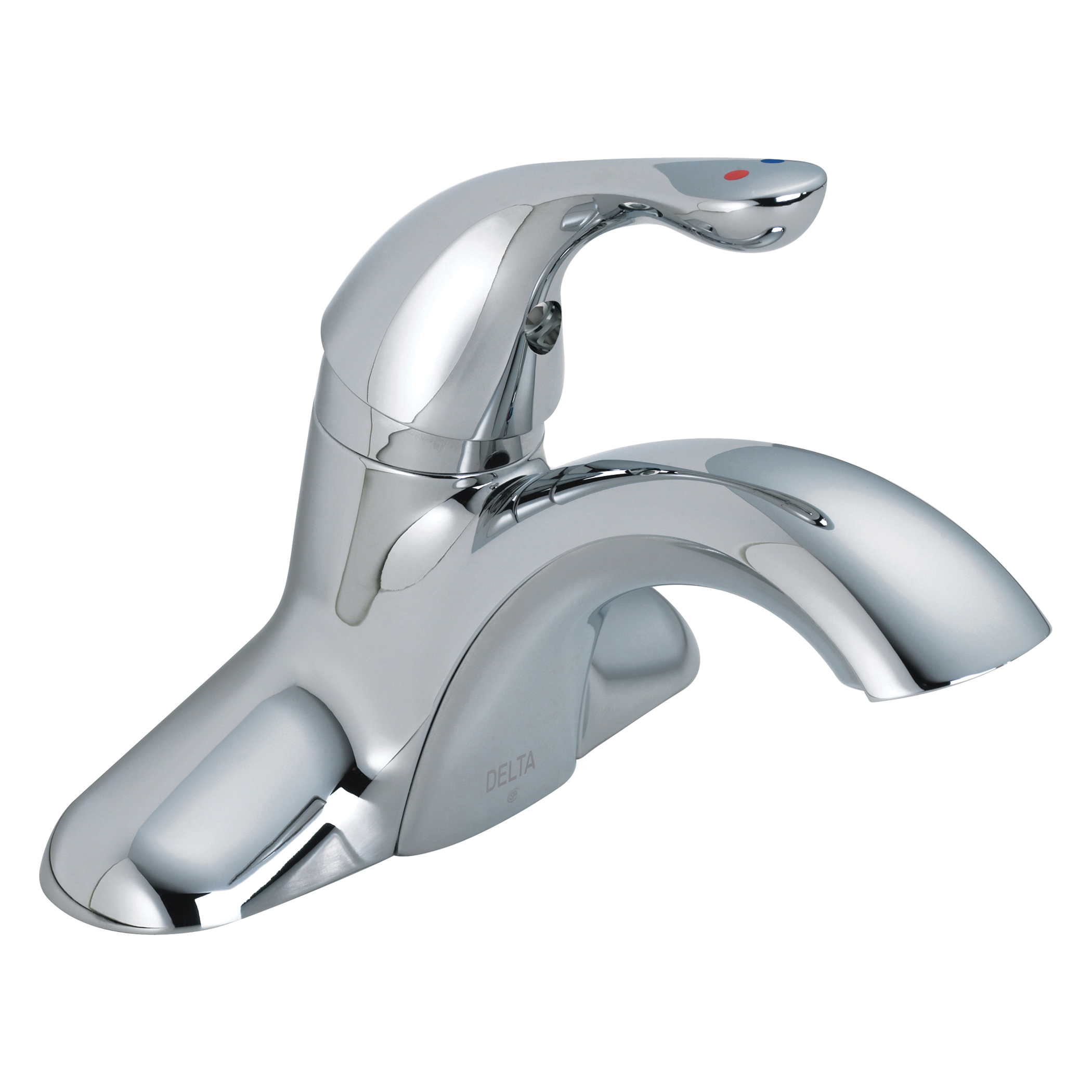 DELTA® 501LF-HGMHDF HDF® Centerset Lavatory Faucet, Polished Chrome, 1 Handles, 0.5 gpm Flow Rate