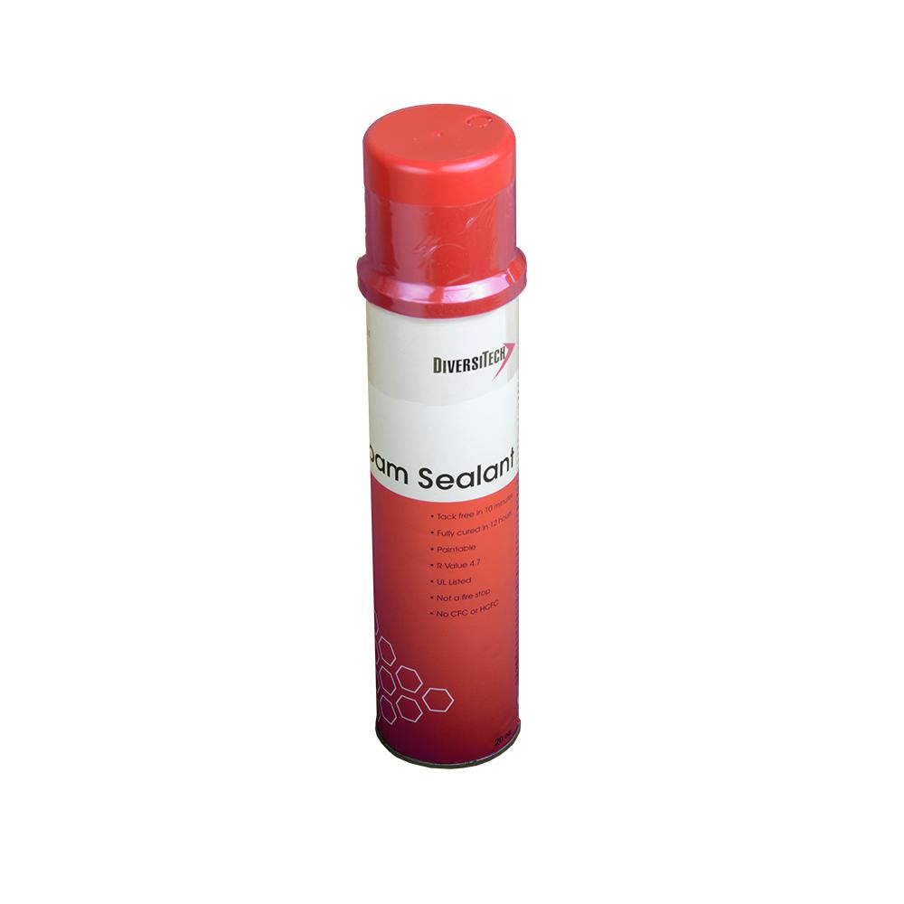 Diversitech 01724 One Component Foam Sealant, 20 oz Aerosol Can, Pale Amber