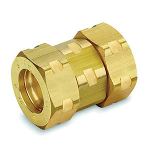 Gastite® FlashShield™ XR3CPL-11-12 XR3™ Coupling, 3/4 in Nominal, Brass