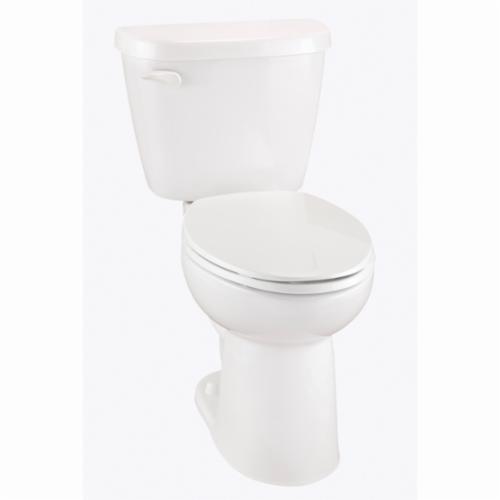 Gerber® Maxwell® 21-928 Toilet Bowl, White, Elongated Shape, 12 in Rough-In, 16-1/2 in H Rim, 2 in Trapway