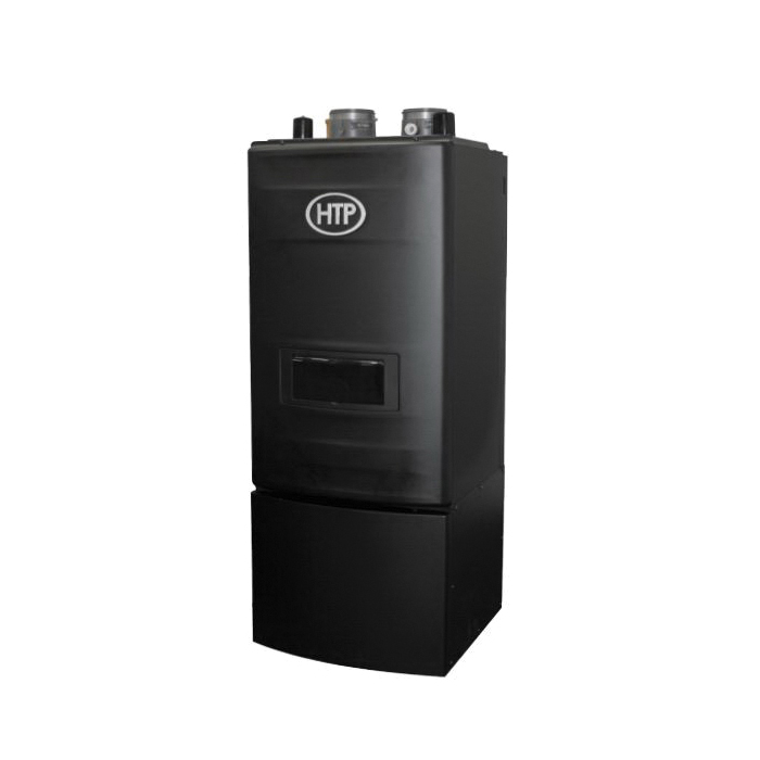 HTP UFT-199F Medium Mass High Efficiency Universal Fire Tube Boiler, Natural Gas Fuel, 19900 to 199000 Btu/hr Input, Direct Vent, Galvaneal Housing, 3/4 in NPT Gas Connection, Direct Electronic Ignition