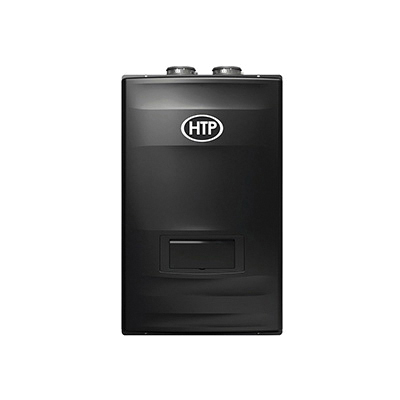 HTP UFT-140W Medium Mass High Efficiency Universal Fire Tube Boiler, Natural Gas Fuel, 14000 to 140000 Btu/hr Input, Direct Vent, Cold Rolled Carbon Steel Housing, 3/4 in NPT Gas Connection, Direct Electronic Ignition