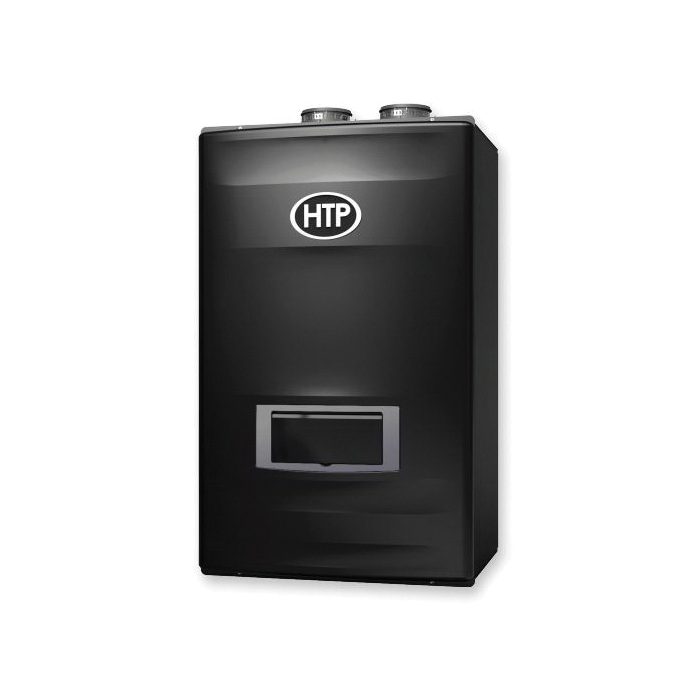 HTP UFT-199W Medium Mass High Efficiency Universal Fire Tube Boiler, Natural Gas Fuel, 19900 to 199000 Btu/hr Input, Direct Vent, Cold Rolled Carbon Steel Housing, 3/4 in NPT Gas Connection, Direct Electronic Ignition