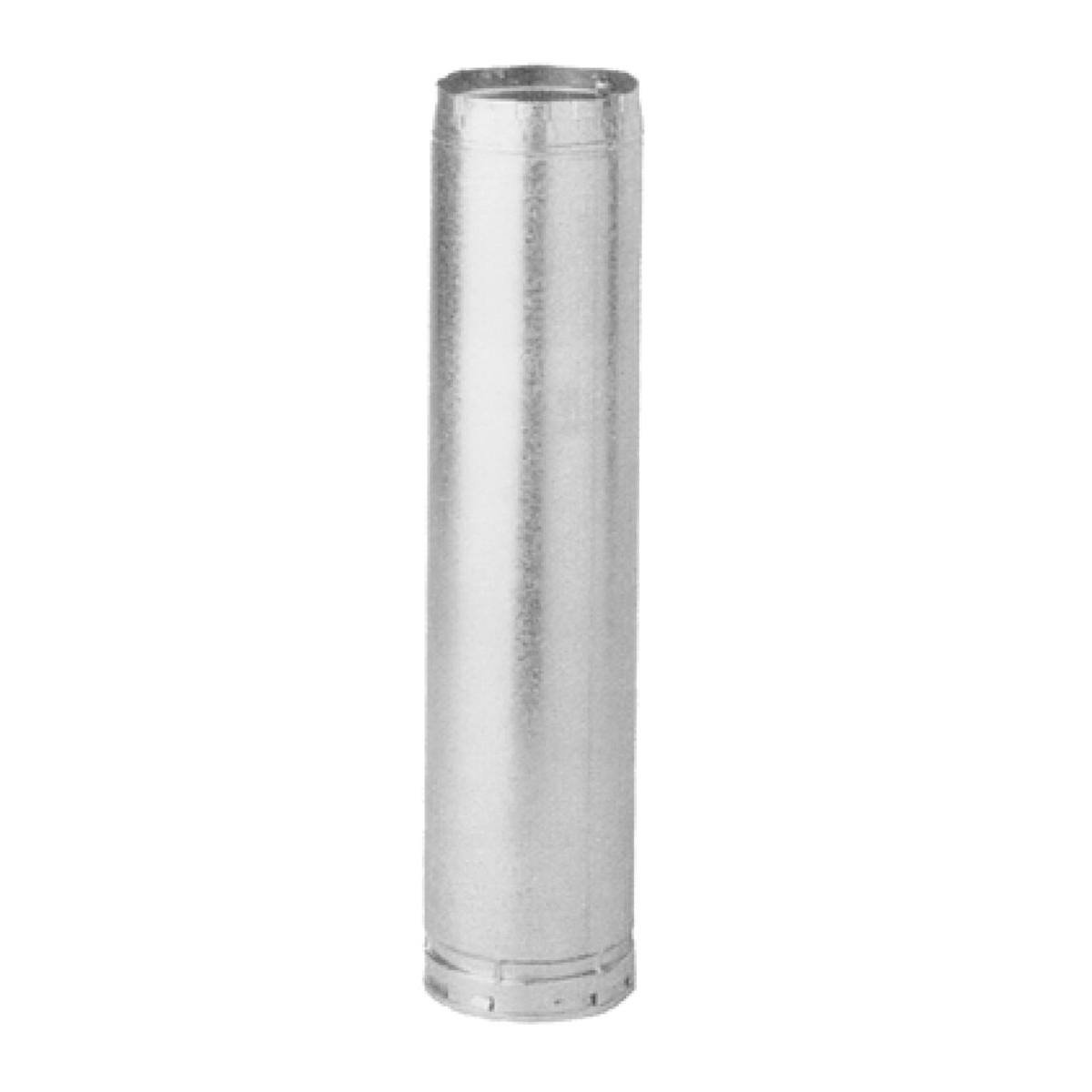 GTS AmeriVent® 4E3 Type B Gas Vent Pipe Section, Steel/Aluminum, 4 in