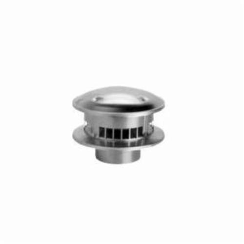 Selkirk® by Duravent 104800 Bird Proof Gas Vent Top, Stainless Steel, Fits Duct Size: 4 in, 8 in W x 4-1/4 in H Cap, Import