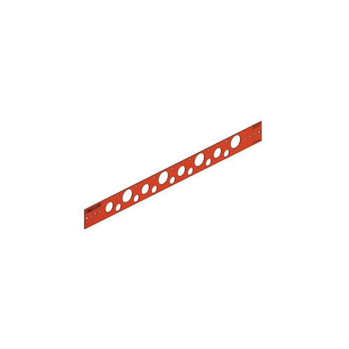 Holdrite® 107-18 Flat Bracket, 0.88 in, 0.63 in, 1.33 in Hole, 25 lb, Cold Rolled Steel, Copper-Bonded™, Domestic
