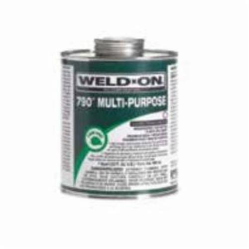 Weld-On® 790™ 10259 Low VOC Medium Body Multi-Purpose Solvent Cement With Applicator Cap, 0.5 pt Container, Light Amber