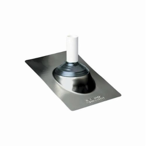 Water-Tite 3 N 1® 81710 Multi-Size Roof Flashing, Steel, 1-1/4 to 3 ft Pipe, 10-3/4 in W x 14-1/2 in L Base, Domestic