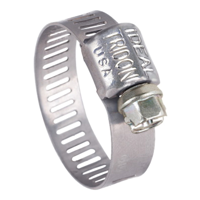 Tridon® 62604-51 Micro-Gear® 62M General Purpose Miniature Hose Worm Gear Clamp, 5/16 to 5/8 in Clamp, #04 Trade, Stainless Steel Band, 300 Stainless Steel Bolt