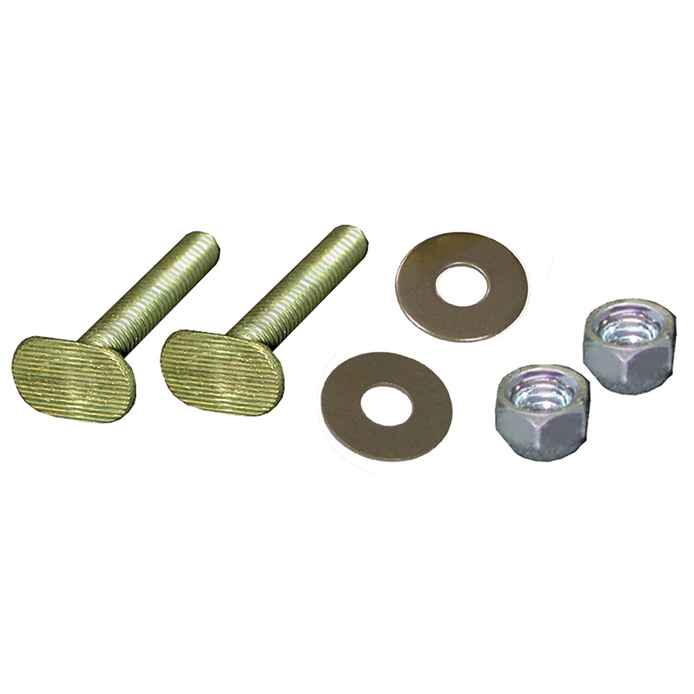 Jones Stephens™ C02012 Closet Bolt, 1/4 in, 3-1/2 in OAL