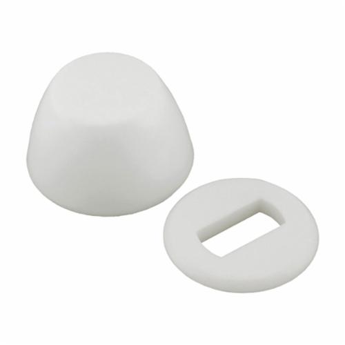 Jones Stephens™ C02103 Round Closet Bolt Cap, White