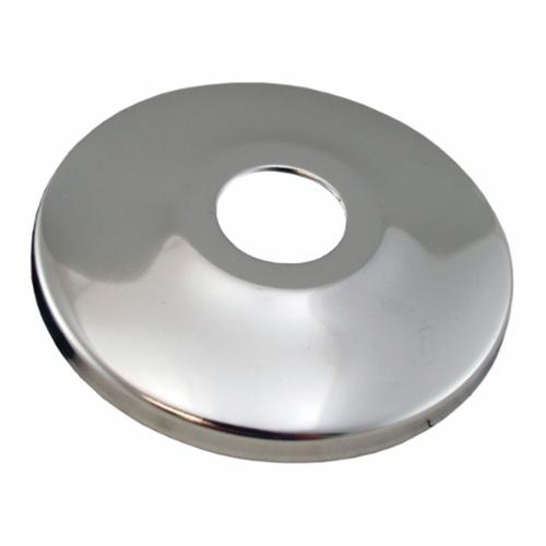 Jones Stephens™ Sure Grip™ E01075 Low Pattern Escutcheon, 2-1/2 in OD, Steel, Polished Chrome