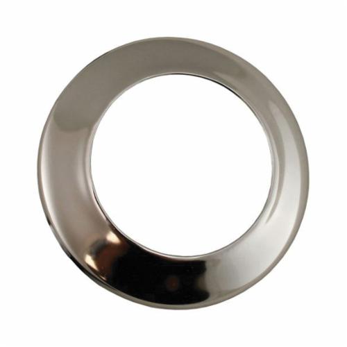 Jones Stephens™ Sure Grip™ E02200 Low Pattern Escutcheon, 3-1/2 in OD, Steel, Polished Chrome
