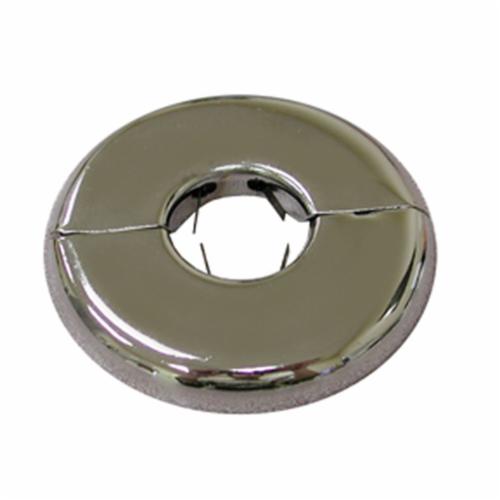 Jones Stephens™ F04150 Heavy Gauge Floor/Ceiling Plate With Springs, 3-15/16 in OD, Steel, Polished Chrome