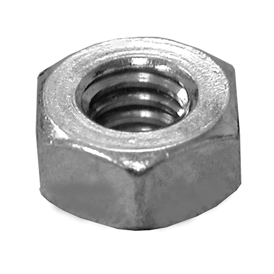 Jones Stephens™ F33082 Hex Nut, 3/8-16, Zinc Plated