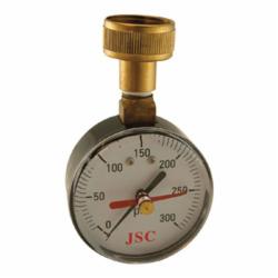 Jones Stephens™ J66301 Water Test Gauge With Indicator Arm, 300 psi, 3/4 in Female Hose Connection, 2-1/2 in Dial