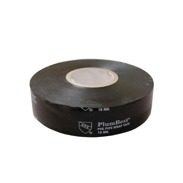 Jones Stephens™ T17102 Pipe Wrap Tape, 100 ft L x 10 mil THK Wall, PVC, Domestic
