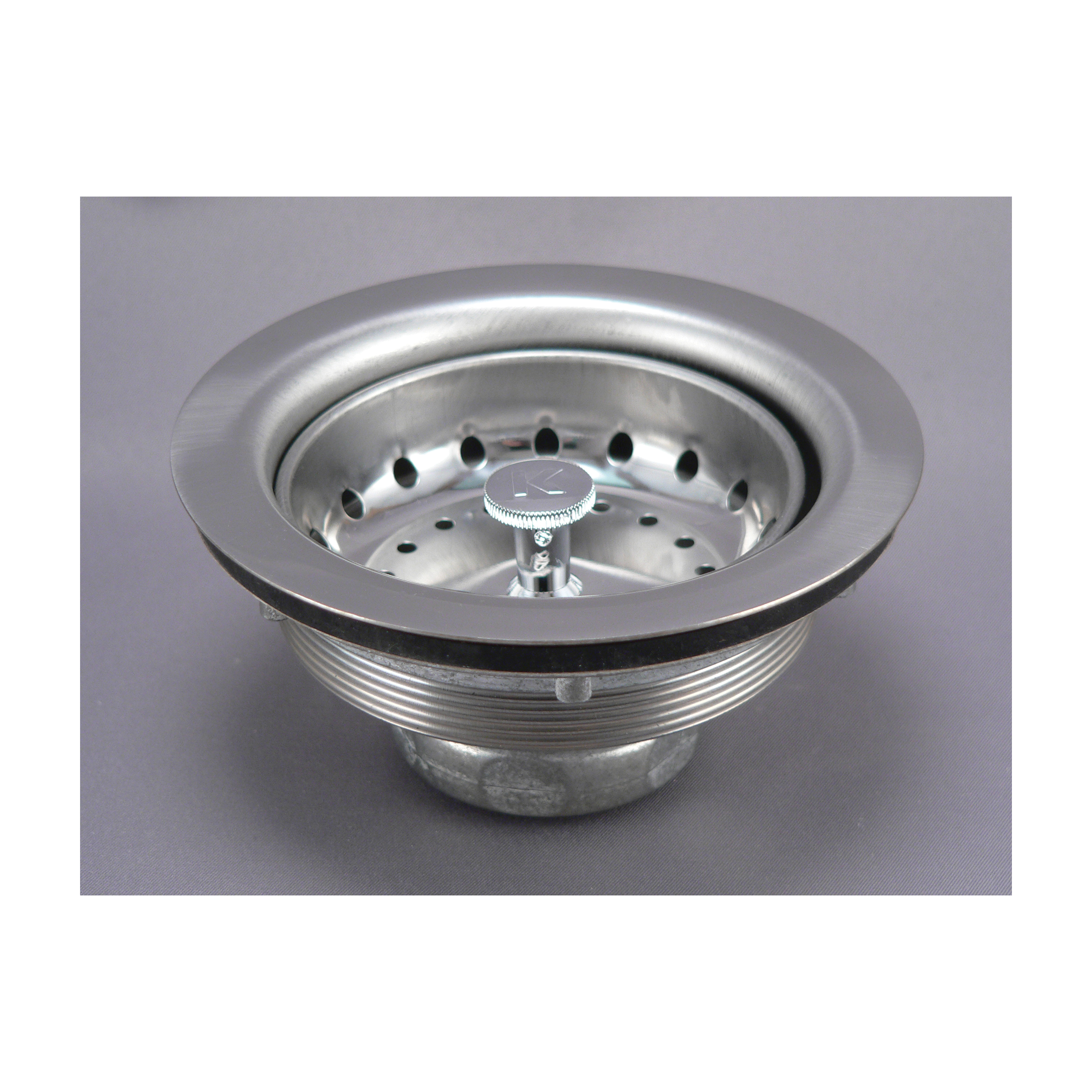Keeney 1431SSBX Fixed Post Work Horse Basket Kitchen Sink Strainer, Stainless Steel, Import