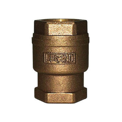 LEGEND GREEN™ 105-444NL T-455NL In-Line Check Valve, 3/4 in Nominal, FNPT End Style, Bronze Body, Import