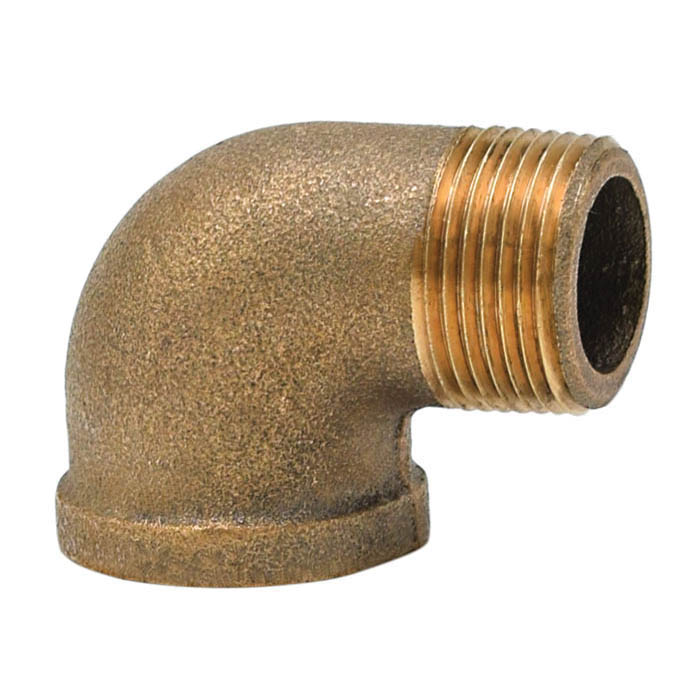 LEGEND 310-044NL Lead Free Street Elbow, 3/4 in Nominal, MNPT x FNPT End Style, 125 lb, Bronze, Import