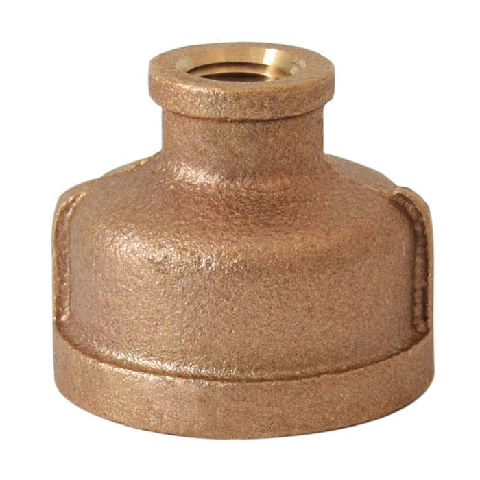 LEGEND 310-368NL Pipe Reducing Coupling, 3/4 x 1/2 in Nominal, FNPT End Style, 125 lb, Bronze, Import