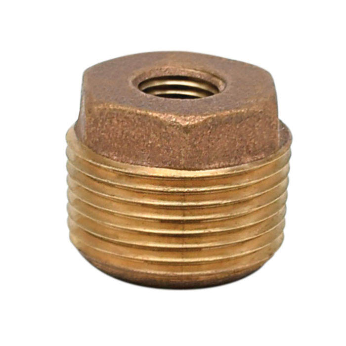 LEGEND 310-487NL Hex Head Lead Free Pipe Bushing, 1 x 1-1/4 in Nominal, MNPT x FNPT End Style, 125 lb, Bronze, Import