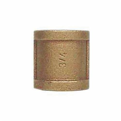LEGEND 310-083NL Pipe Coupling, 1/2 in Nominal, FNPT End Style, 125 lb, Bronze, Import