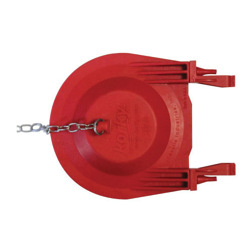 Korky® 3060BP Premium Universal Flapper, Rubber, Red, Domestic
