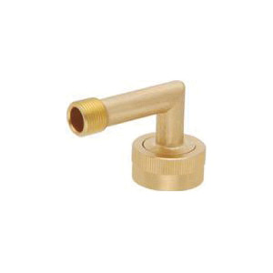 Matco-Norca™ DWLLF Dishwasher Elbow, For Use With DWL Dishwasher, 3/8 in OD Compression x 3/4 in Garden Hose Swivel, Brass