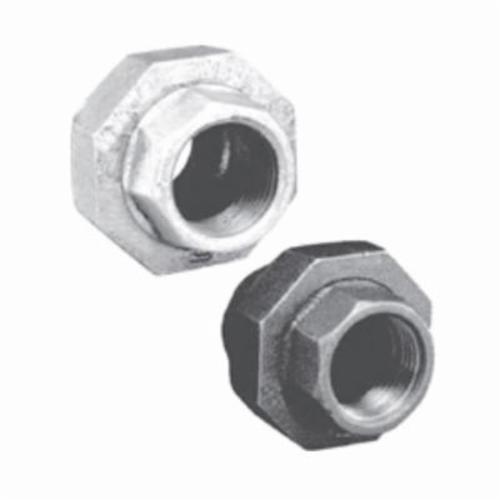 Matco-Norca™ ZMBUN03 PL-0317-F Pipe Union, 1/2 in, 150 lb, Malleable Iron, Black, Import
