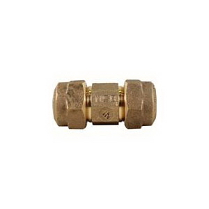 A.Y. McDonald 5182-004, 74758Q Octagonal Straight Coupling, 3/4 in Nominal, Q CTS McQuik Compression End Style, Brass, Domestic