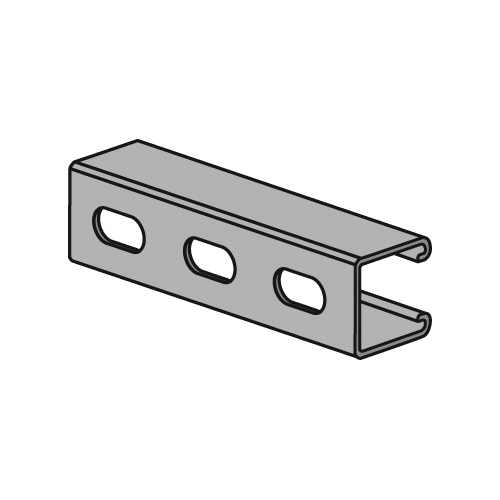 Anvil-Strut™ 2400001323 FIG AS 200EH Channel, 20 ft L x 1-5/8 in W x 1-5/8 in D x 12 ga THK, Painted, Domestic