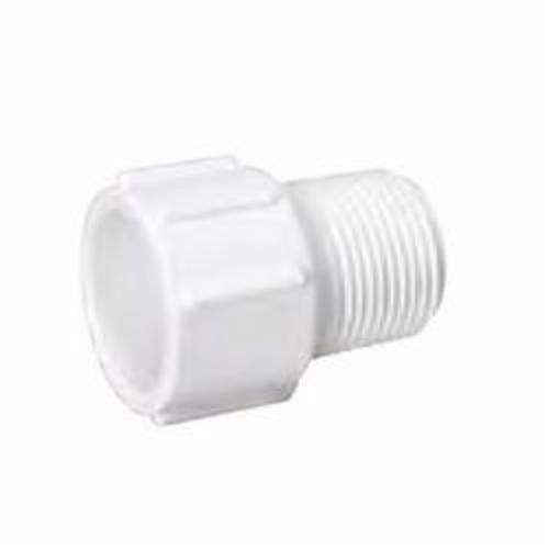 Streamline® 436-007 Adapter, 3/4 in, Socket x MNPT, SCH 40/STD, PVC, Domestic
