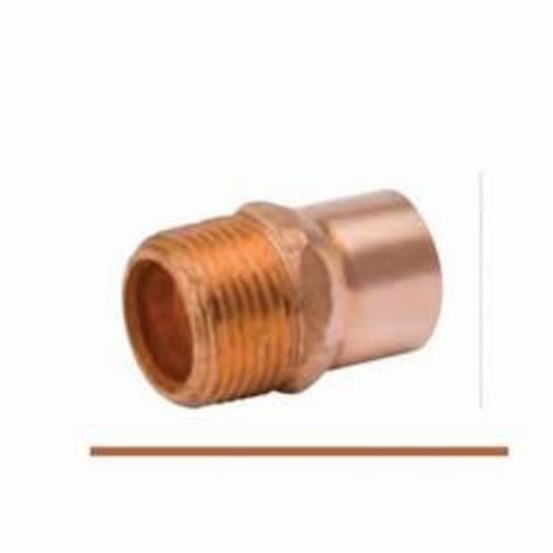 Streamline® W 01130 Reducing Male Adapter, 1/2 x 3/4 in, C x MNPT, Copper, Domestic
