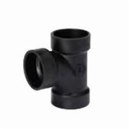 Streamline® 02754 A400 DWV Sanitary Tee, 3 in Nominal, Hub End Style, ABS, Domestic