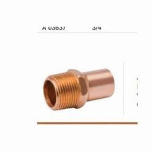 Streamline® W 01446 Fitting Adapter, 3/4 in, Fitting x MNPT, Copper, Domestic