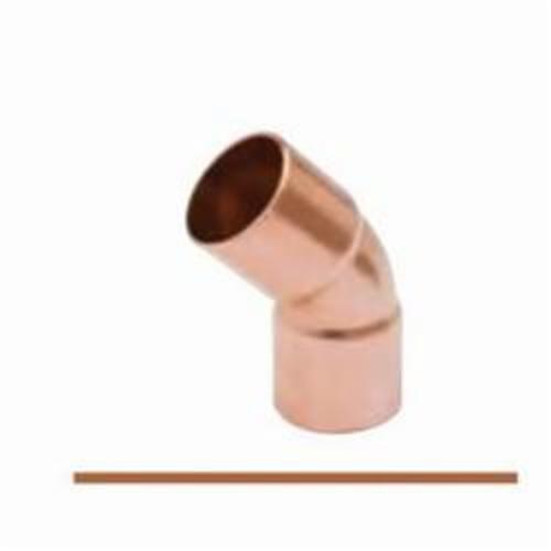 Streamline® W 03044 45 deg Elbow, 1 in, C x C, Copper, Domestic