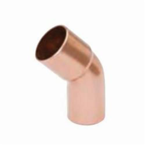 Streamline® W 03355 45 deg Street Elbow, 1-1/2 in, Fitting x C, Wrot Copper, Domestic